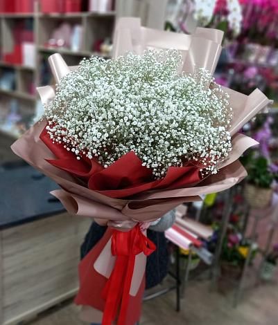 Букет цветов из: Гипсофила в Рогатой Балке