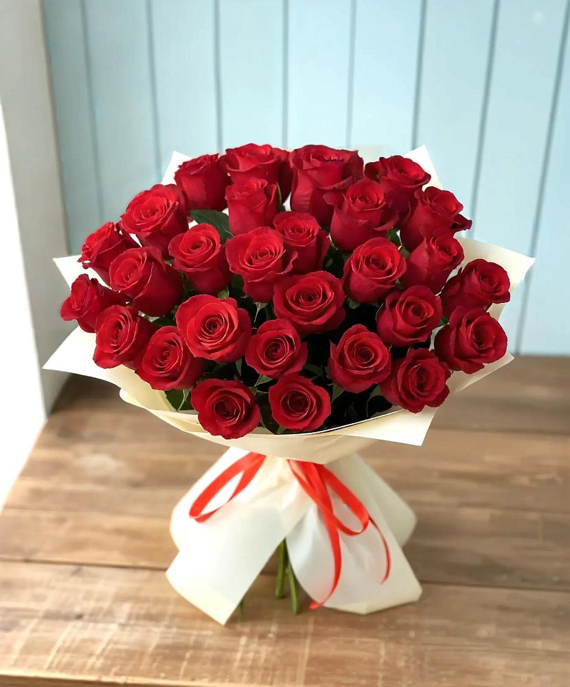Букет 29 Красных роз в Рогатой Балке