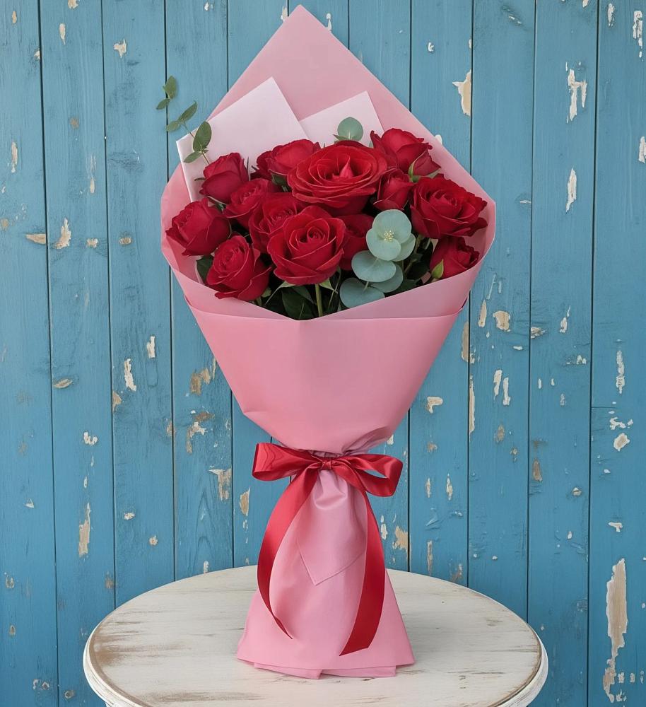 Букет цветов из: Розы в Рогатой Балке