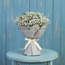 Букет цветов из:  Гипсофила в Рогатой Балке