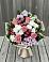 Букет цветов из: Альстромерии, Гвоздики, Розы и Хризантемы в Рогатой Балке