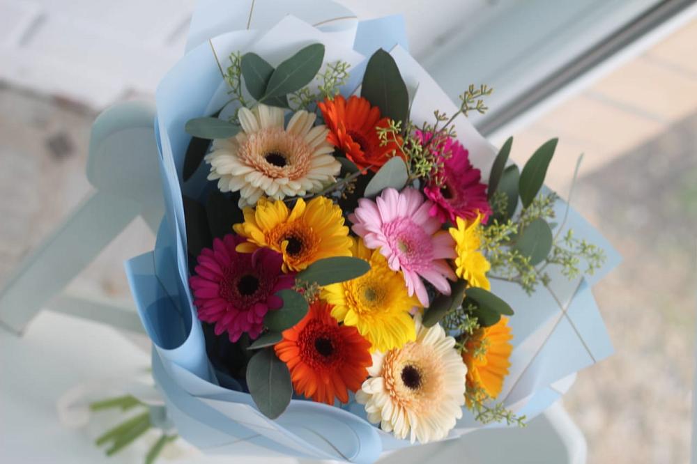 Букет цветов из: Герберы в Рогатой Балке