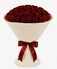 Букет 101 Бордовая роза Блэк Бакарра в Рогатой Балке