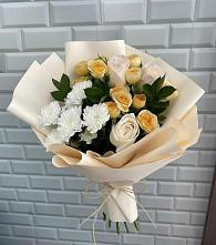 Букет цветов из:  Розы и Хризантемы #REPLACE_PRED# Рогатой Балке