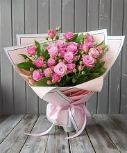 Букет Розовый кустик в Рогатой Балке