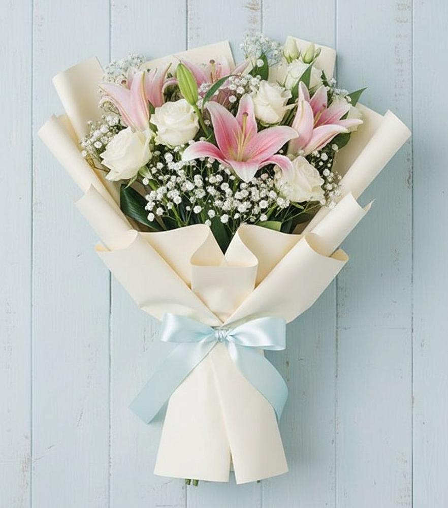 Букет цветов из: Лилии в Рогатой Балке