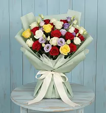Букет цветов из:  Розы в Рогатой Балке