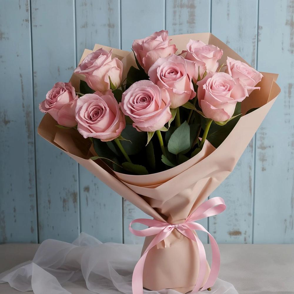 Букет цветов из: Розы в Рогатой Балке