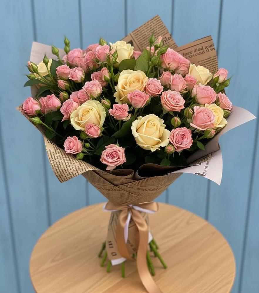 Букет цветов из: Розы в Рогатой Балке