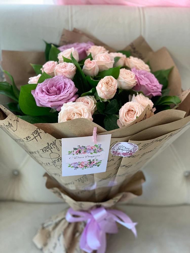 Букет цветов из: Розы в Рогатой Балке