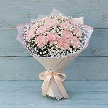 Букет цветов из:  Гвоздики в Рогатой Балке