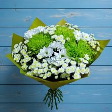 Букет цветов из:  Хризантемы #REPLACE_PRED# Рогатой Балке