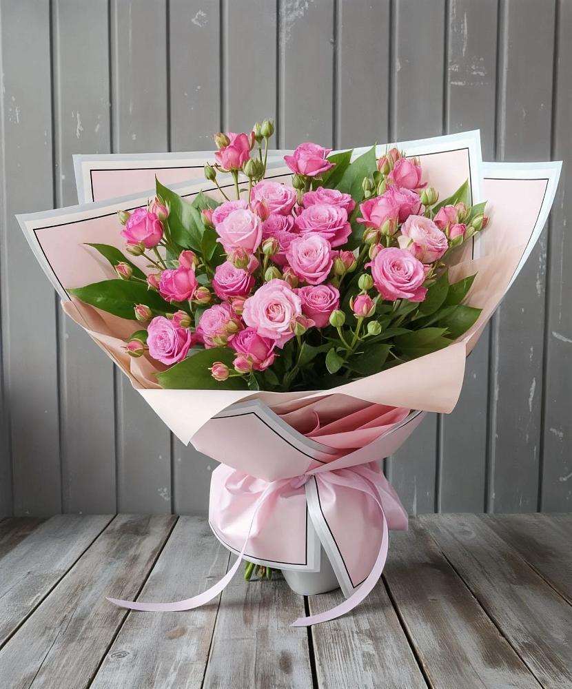 Букет Розовый кустик в Рогатой Балке