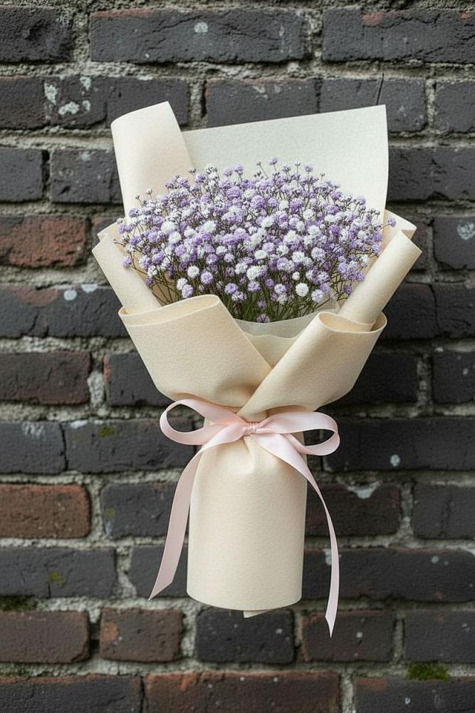 Букет цветов из: Гипсофила в Рогатой Балке