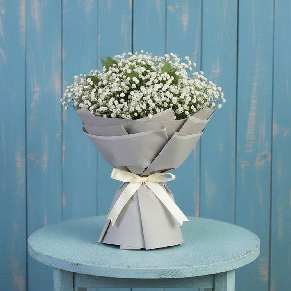 Букет цветов из: Гипсофила в Рогатой Балке