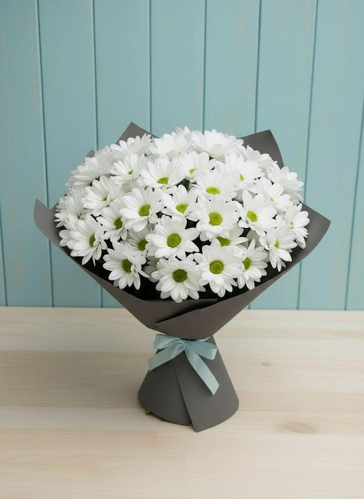 Букет цветов из: Хризантемы в Рогатой Балке