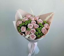 Букет цветов из:  Розы и Хризантемы в Рогатой Балке