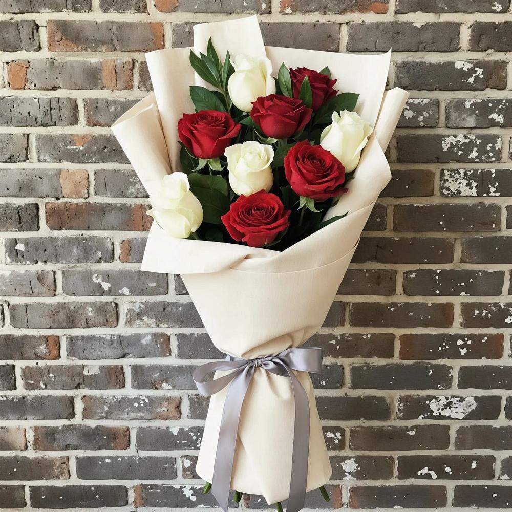 Букет цветов из: Розы в Рогатой Балке