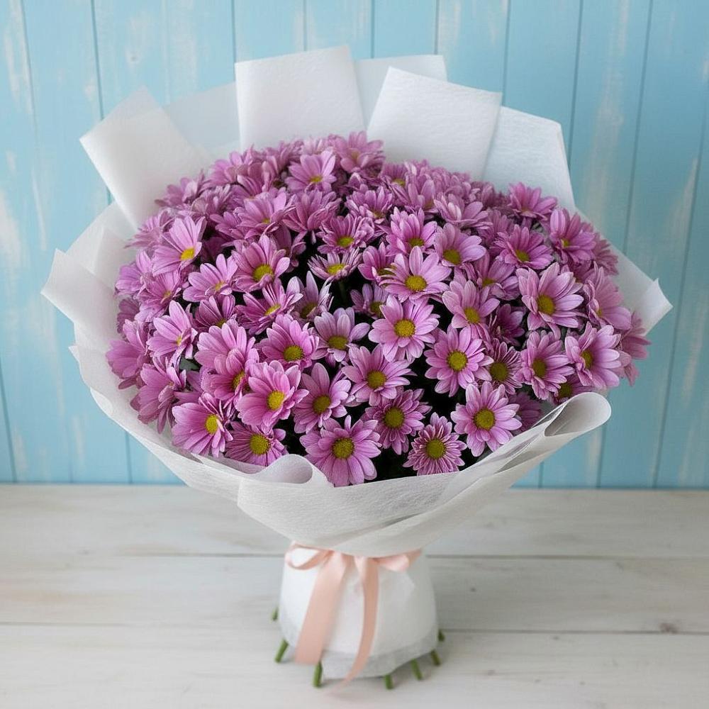 Букет цветов из: Хризантемы в Рогатой Балке