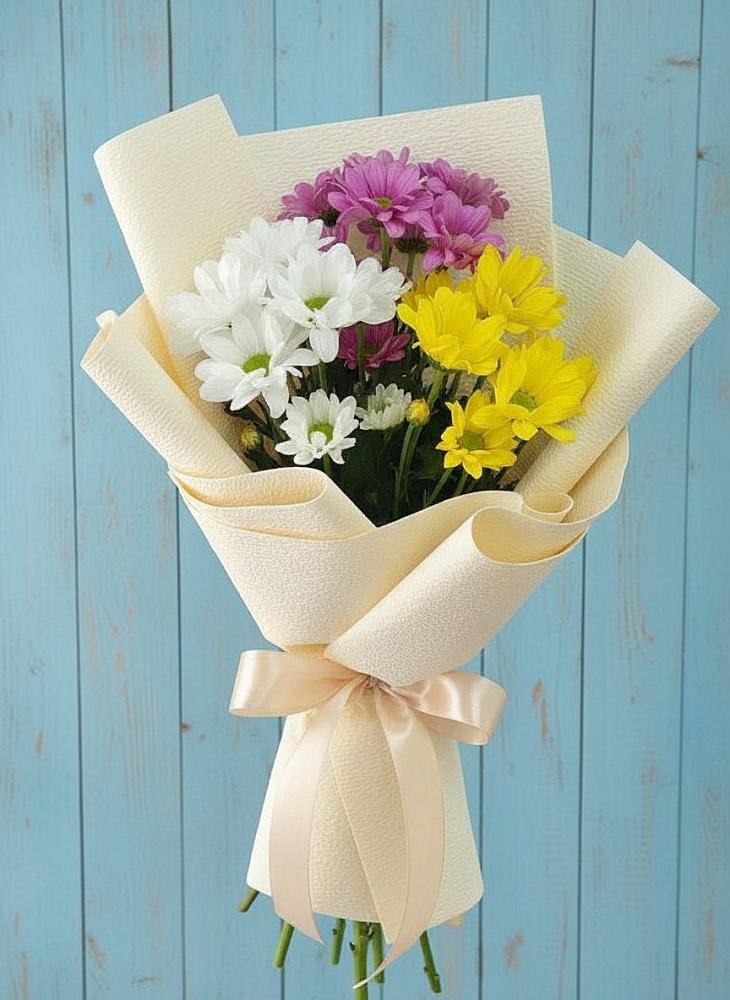 Букет цветов из: Хризантемы в Рогатой Балке