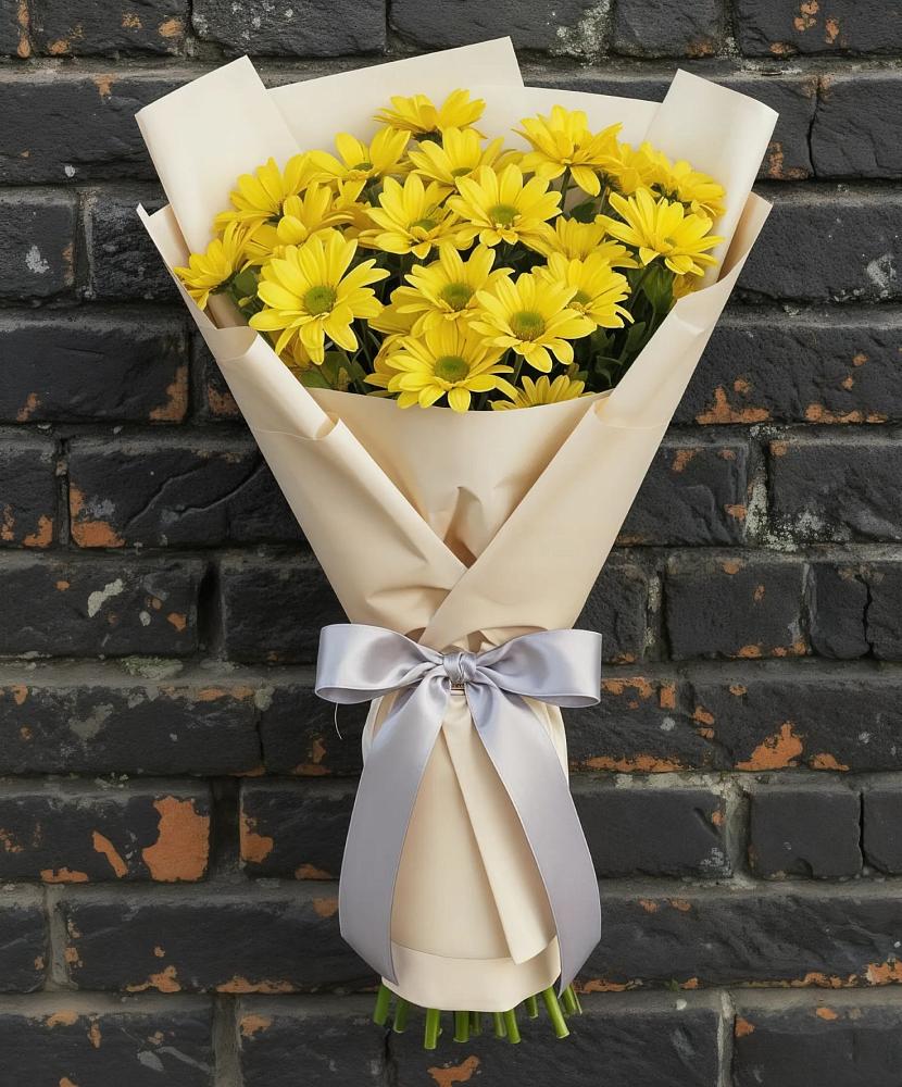 Букет цветов из: Хризантемы в Рогатой Балке