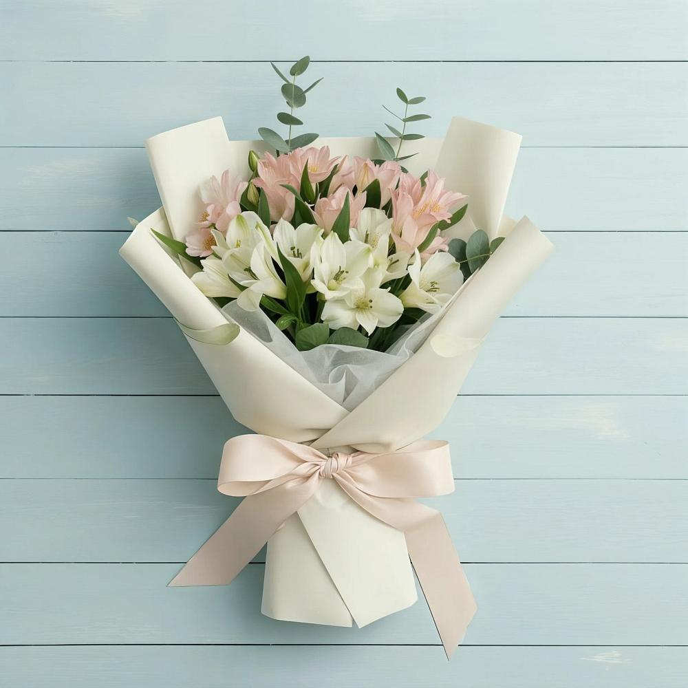 Букет цветов из: Альстромерии в Рогатой Балке