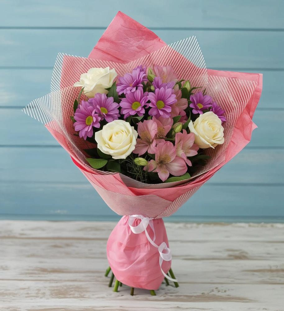 Букет цветов из: Герберы в Рогатой Балке