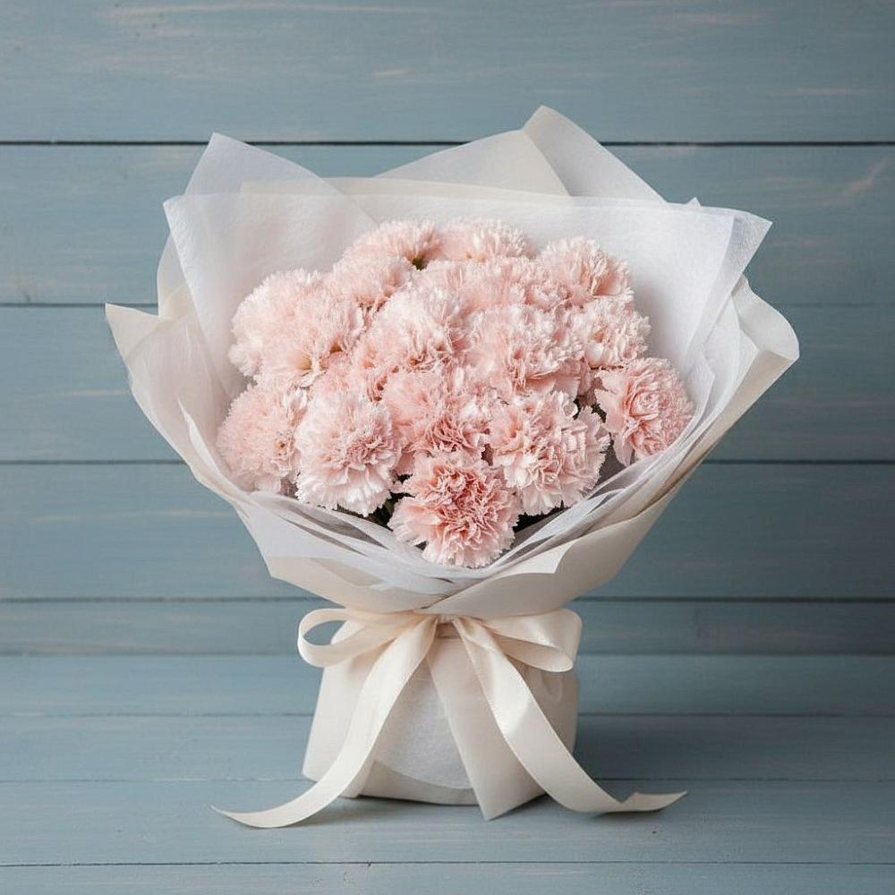 Букет цветов из: Гвоздики в Рогатой Балке