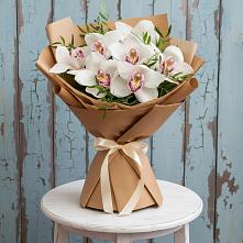 Букет цветов из:  Орхидеи и Розы #REPLACE_PRED# Рогатой Балке